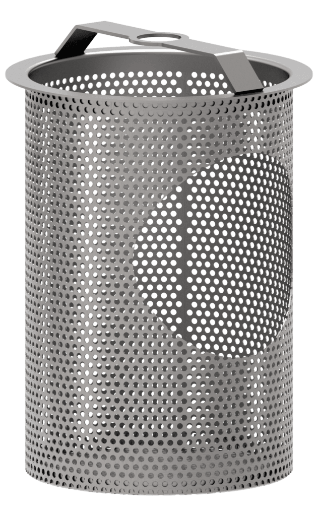 pumpfil basket filter with robust industrial construction