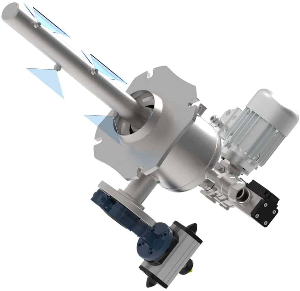 Jet cleaning group industrial maintenance system
