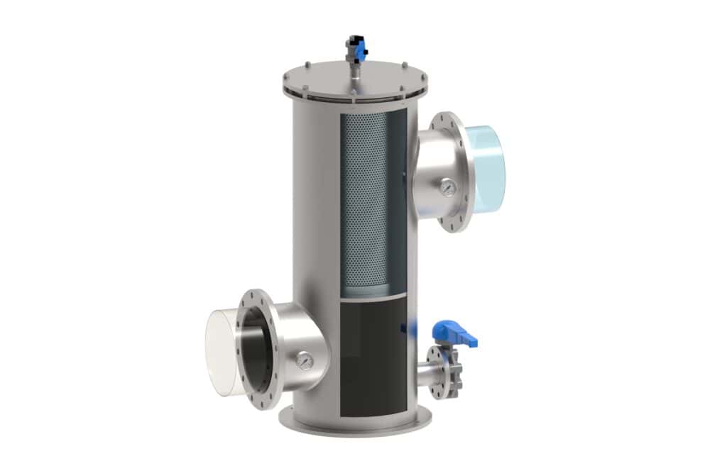 Litefil DN300 Z Duplex 2205 filtration unit alternate view