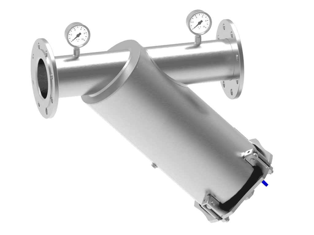 Simplex filter strainer is ideally suited for filtering water containing small amounts of sediment.