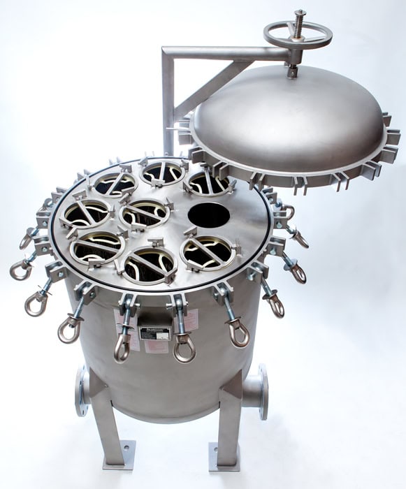 MG 2045 industrial filter component in detailed view