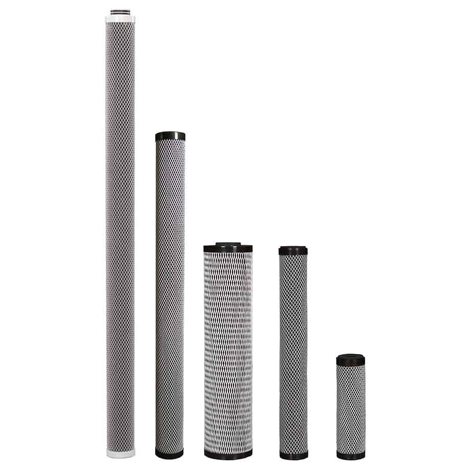 Oil absorption filters are designed to remove oil and other organic contaminants from water