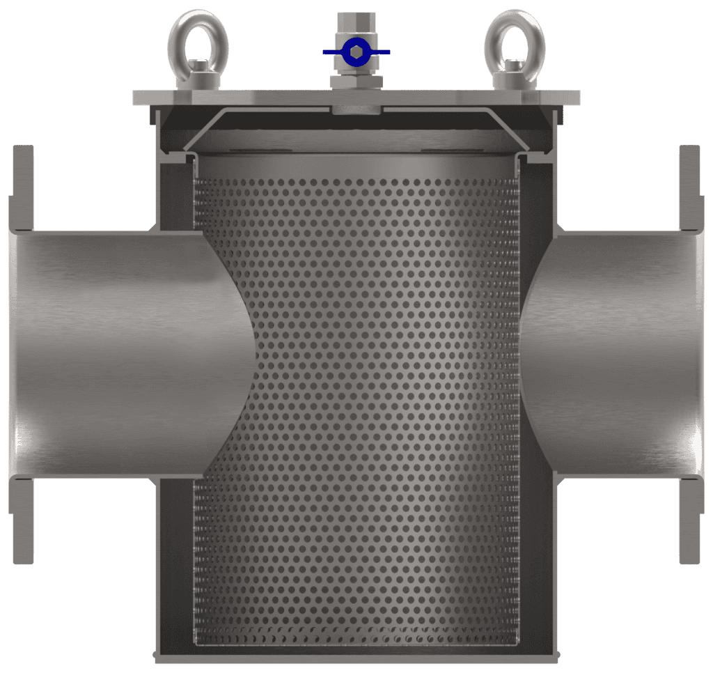 pumpfil 2d sectional view of filter mechanism