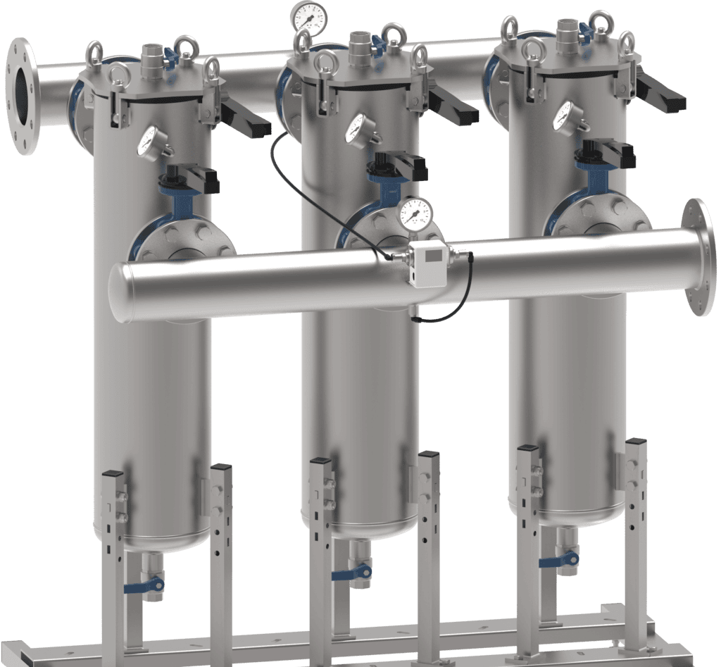 skid 3 wardfil filtration unit with compact structural design