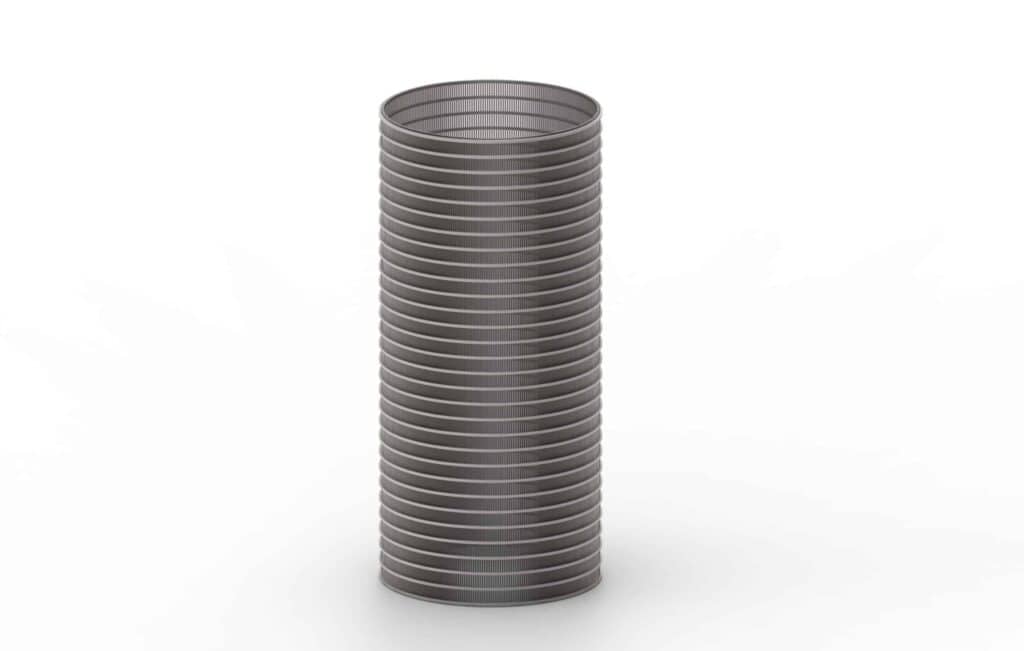 Wedge wire fito slot parallel to axis filter design