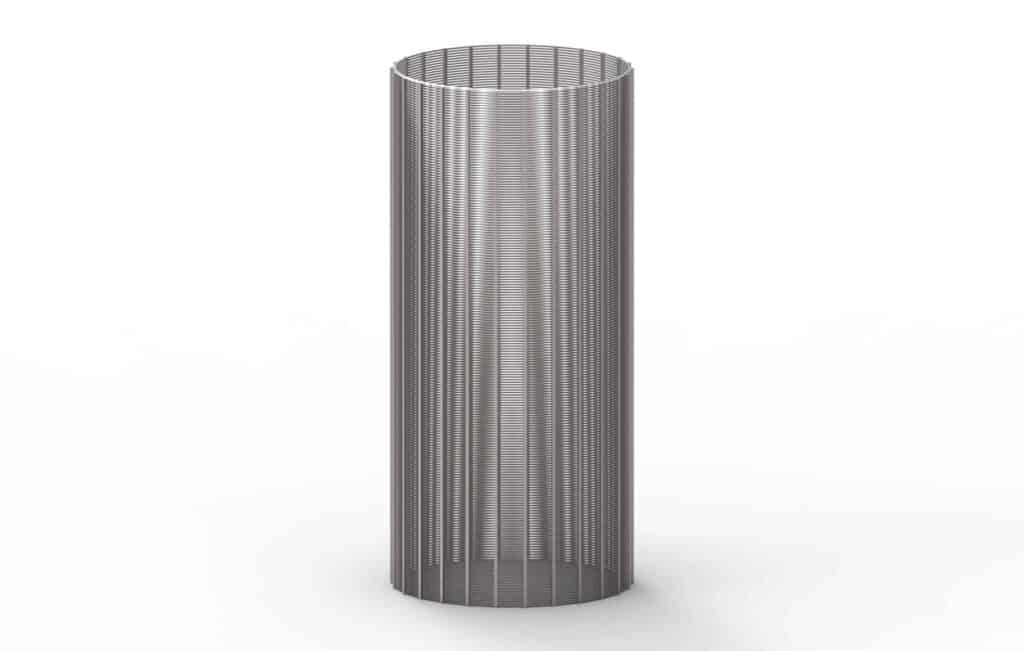 Wedge wire fito slot with precise axis configuration