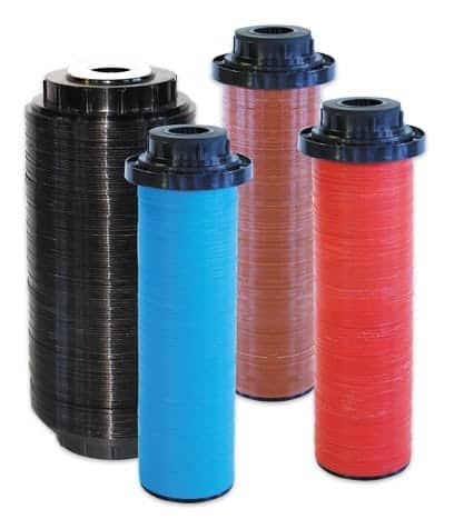 Compact disc filter with efficient filtration system