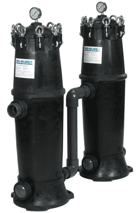 Parallel big bubba filter housing with robust industrial design