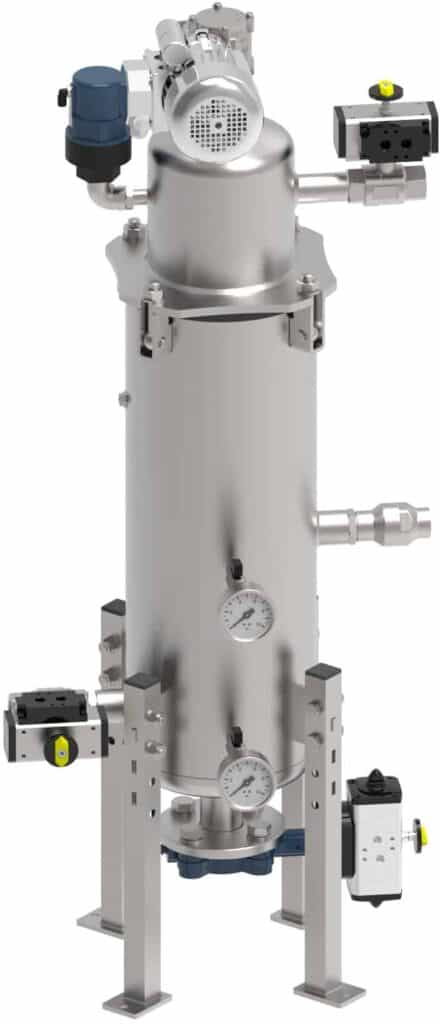 Vertical hybrid jet 10 filter with innovative design